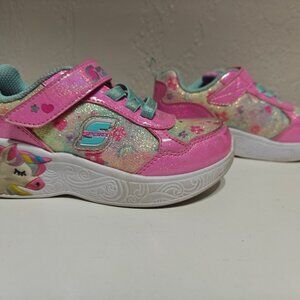Skechers Unicorn Light Up Toddler Shoe